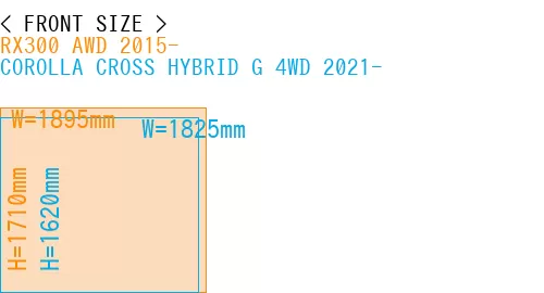 #RX300 AWD 2015- + COROLLA CROSS HYBRID G 4WD 2021-